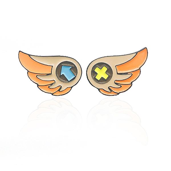 angel's wings cartoon game handle creative brooch 2pcs/set brooch pins lapel pin backpack metal badge, Blue
angel's wings cartoon game handle creative brooch 2pcs/set brooch pins lapel pin backpack metal badge, Blue