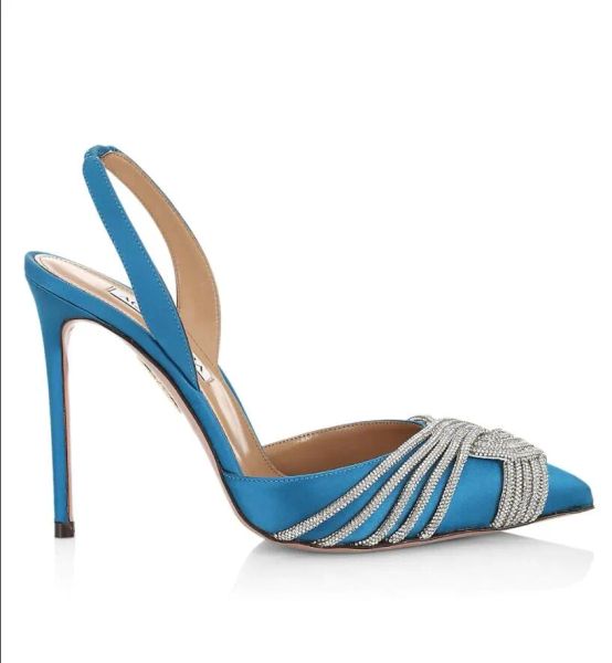 wedding party dress pumps sandal luxury shoes woman high heels aquazzuras gatsby crystal-embellished satin pumps slingback sandals ankle str, Black
wedding party dress pumps sandal luxury shoes woman high heels aquazzuras gatsby crystal-embellished satin pumps slingback sandals ankle str, Black