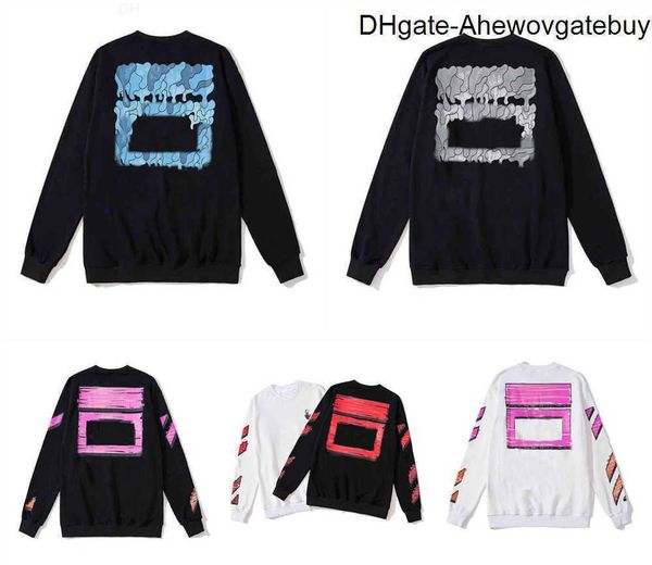 men's sweatshirts luxury brand offs hoodies tide ow back tape arrow printed hooded sweater loose men womens religious oil painting hood, Black
men's sweatshirts luxury brand offs hoodies tide ow back tape arrow printed hooded sweater loose men womens religious oil painting hood, Black