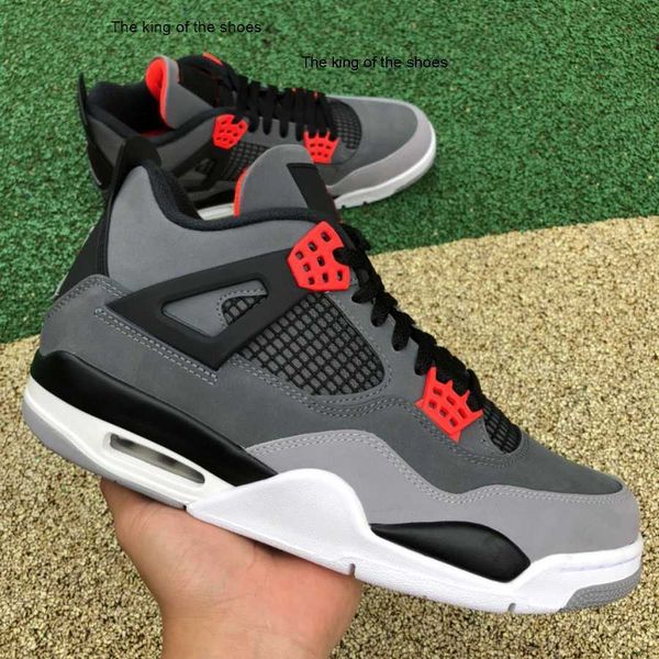 with box 4 4s mens basketball shoes infrared dark grey 2black cement grey high cut men women trainers sports sneakers dh6927-061 quality2023
with box 4 4s mens basketball shoes infrared dark grey 2black cement grey high cut men women trainers sports sneakers dh6927-061 quality2023