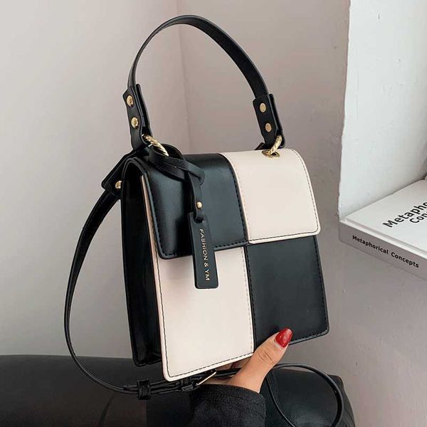 shoulder bags fashion simple for women panelled crossbody designer brand ladies flap messenger sac a main female handbag 230116
shoulder bags fashion simple for women panelled crossbody designer brand ladies flap messenger sac a main female handbag 230116