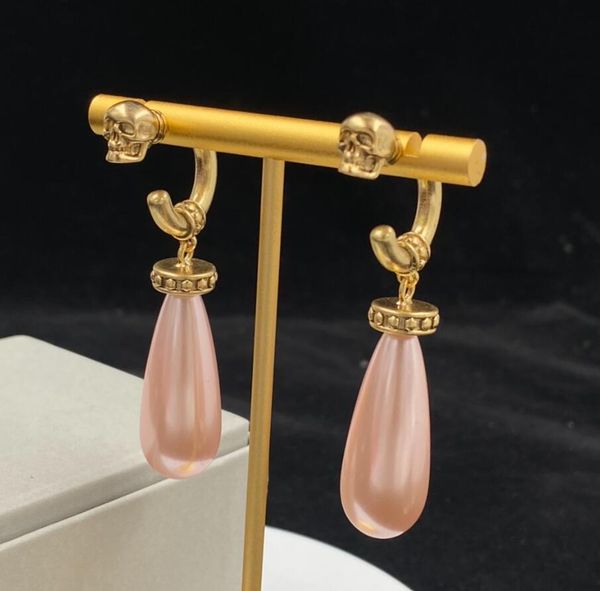 vintage teardrop designer long earring skeleton stud aretes dangle pearl skull luxury brand women wedding party jewerlry accessories, Silver
vintage teardrop designer long earring skeleton stud aretes dangle pearl skull luxury brand women wedding party jewerlry accessories, Silver