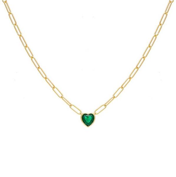 925 sterling silver pink green blue white zircon heart pendant necklaces for women hollow thick chain clavicle necklace
925 sterling silver pink green blue white zircon heart pendant necklaces for women hollow thick chain clavicle necklace