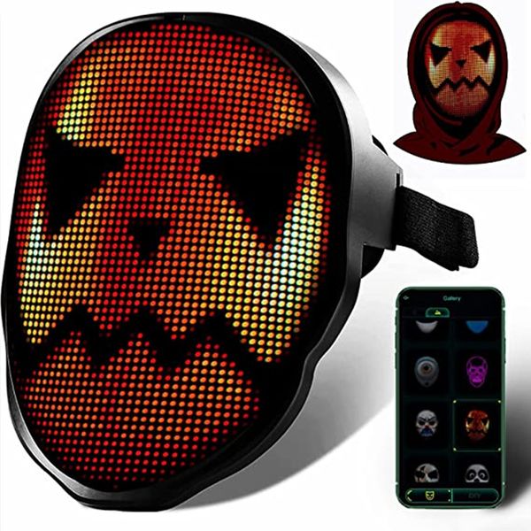 bluetooth 2074 rgb lamp beads led lights up party mask diy picture editing animation text love prank concert robot face led mask
bluetooth 2074 rgb lamp beads led lights up party mask diy picture editing animation text love prank concert robot face led mask
