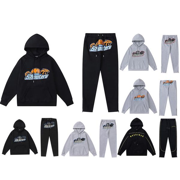 mens tracksuit fleece rainbow trapstarter towel logo embroidery longsleeves hooded sportswear women sport suit trousers with zipper, Gray
mens tracksuit fleece rainbow trapstarter towel logo embroidery longsleeves hooded sportswear women sport suit trousers with zipper, Gray