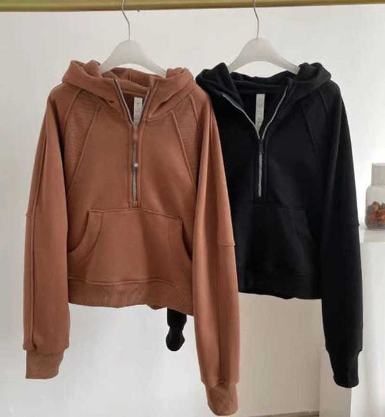 women's hoodies sweatshirts 23gg designer half zipper hoodie same style winter scuba pullover pulled thickened lululemens women hoodies, Black
women's hoodies sweatshirts 23gg designer half zipper hoodie same style winter scuba pullover pulled thickened lululemens women hoodies, Black