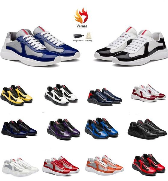 casual shoes americas cup men runner sports leather technical fabric mens skateboard walking low sneakers outdoor trainers eu38-46 original, Black
casual shoes americas cup men runner sports leather technical fabric mens skateboard walking low sneakers outdoor trainers eu38-46 original, Black