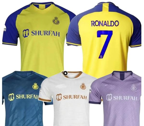 al nassr fc ronaldo soccer jerseys 22 23 home yellow away 2022 2023 cr7 gonzalo martinez talisca women fans men football shiirt al-nassr, Black 
al nassr fc ronaldo soccer jerseys 22 23 home yellow away 2022 2023 cr7 gonzalo martinez talisca women fans men football shiirt al-nassr, Black