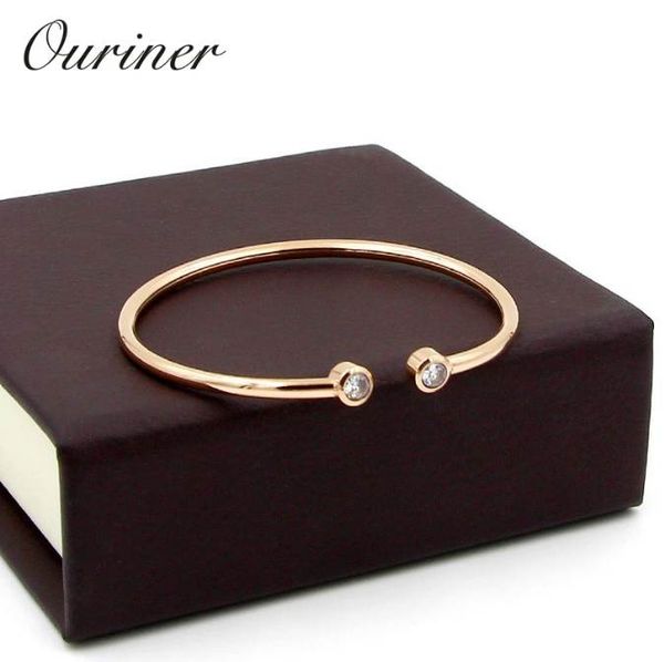 bangle color gold stainless steel jewelry inlay cz crystal letter noble women cuff bangles bracelets, White
bangle color gold stainless steel jewelry inlay cz crystal letter noble women cuff bangles bracelets, White