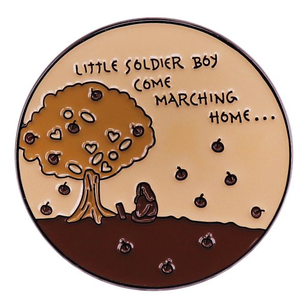 little soldier come marching home enamel pins brooch clothes backpack lapel bag badges fashion jewelry accessories gifts, Blue
little soldier come marching home enamel pins brooch clothes backpack lapel bag badges fashion jewelry accessories gifts, Blue