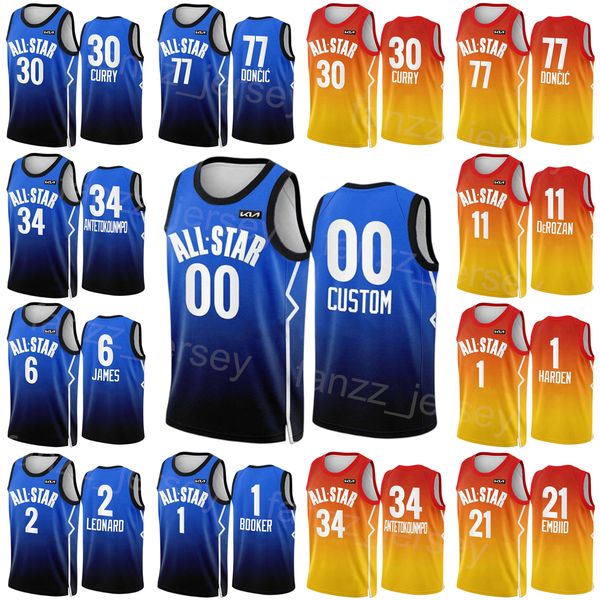 print 2023 all-star basketball jerseys lebron james 6 nikola 15 davis 3 zion 1 andrew wiggins 22 lauri markkanen 24 team gold yellow blue sh, Black;red
print 2023 all-star basketball jerseys lebron james 6 nikola 15 davis 3 zion 1 andrew wiggins 22 lauri markkanen 24 team gold yellow blue sh, Black;red
