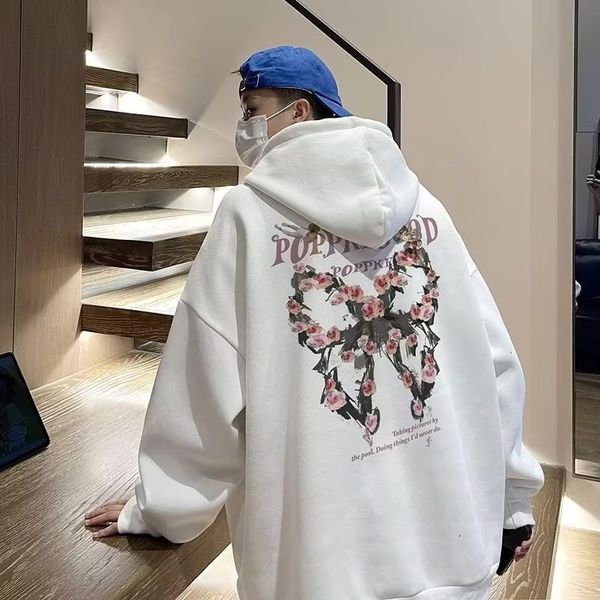 mens hoodies sweatshirts hoodies for men hiphop rose print clothing white hooded sweatshirts street oversized y2k clothes couples goth punk, Black
mens hoodies sweatshirts hoodies for men hiphop rose print clothing white hooded sweatshirts street oversized y2k clothes couples goth punk, Black