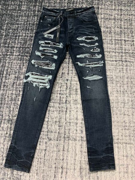 2023 new great mens distressed ripped skinny designer black jeans ~ us size 30-38 jeans ~ slim motorcycle moto biker causal denim pants hip, Blue
2023 new great mens distressed ripped skinny designer black jeans ~ us size 30-38 jeans ~ slim motorcycle moto biker causal denim pants hip, Blue