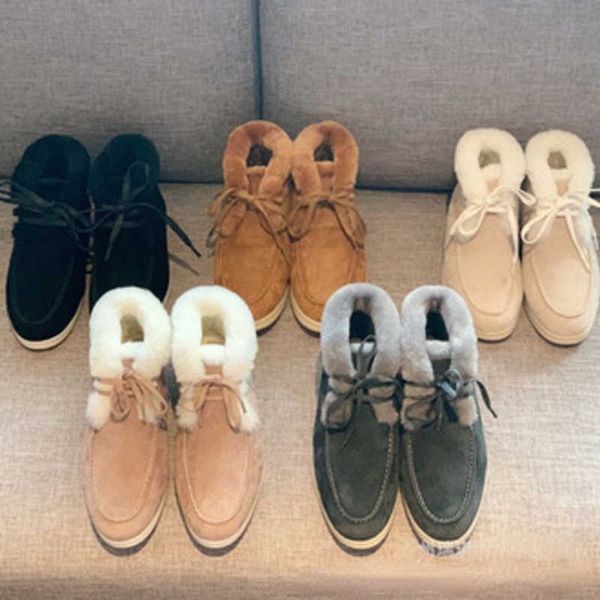 boots 2023 luxury casual style winter new wool snow boots women's warm sheep skin men's and bare thickened northeast comfortable c, Black
boots 2023 luxury casual style winter new wool snow boots women's warm sheep skin men's and bare thickened northeast comfortable c, Black