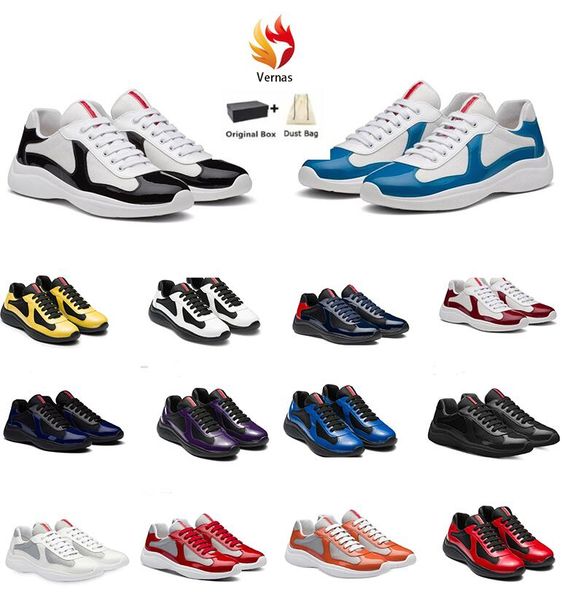23s/s men americas cup sneakers shoes leather & technical fabric mens skateboard walking low runner sports outdoor trainers eu38-46, Black
23s/s men americas cup sneakers shoes leather & technical fabric mens skateboard walking low runner sports outdoor trainers eu38-46, Black