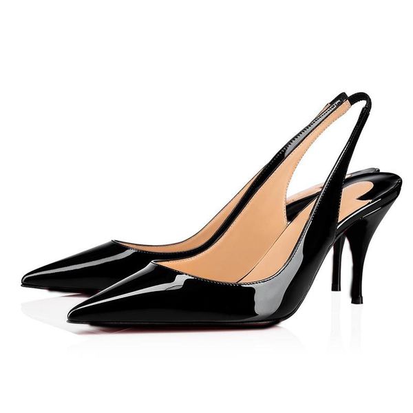 luxury sandals women's pointed double pump ankle with leather stiletto original box size 35-43 cool, Black
luxury sandals women's pointed double pump ankle with leather stiletto original box size 35-43 cool, Black