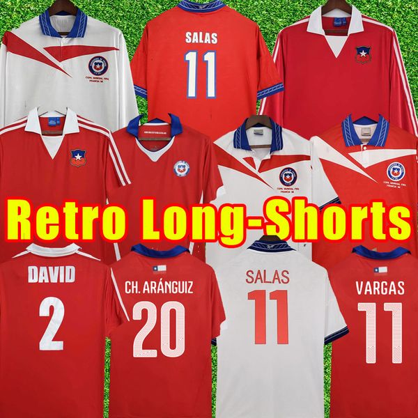 national teamchile retro soccer jerseys vintage classic 9 zamorano 11 salas red white team color football shirt kits uniform for sport fans, Black;yellow
national teamchile retro soccer jerseys vintage classic 9 zamorano 11 salas red white team color football shirt kits uniform for sport fans, Black;yellow