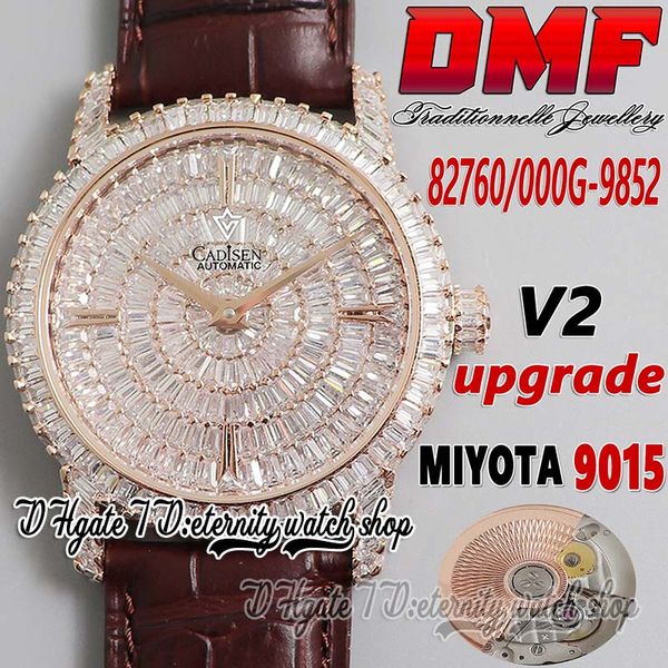 dmf traditionnelle 82760/000g-9852 miyota 9015 automatic mens watch iced out full paved baguette diamonds dial rose gold v2 super edition et, Slivery;brown
dmf traditionnelle 82760/000g-9852 miyota 9015 automatic mens watch iced out full paved baguette diamonds dial rose gold v2 super edition et, Slivery;brown