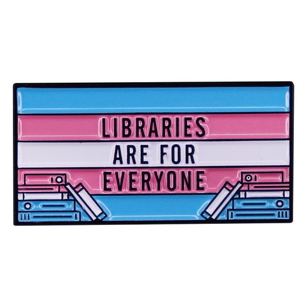 libraries are for everyone enamel pin rainbow pride badge brooches lapel pins for backpack badges decorative accessories, Blue
libraries are for everyone enamel pin rainbow pride badge brooches lapel pins for backpack badges decorative accessories, Blue