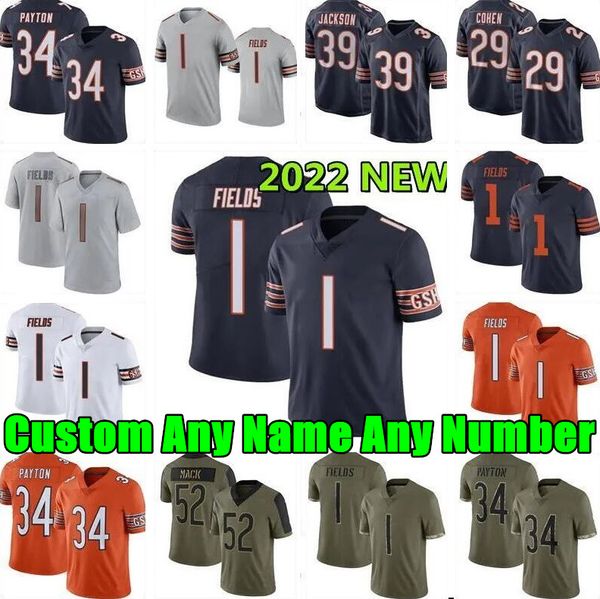1 justin fields jersey 10 chase claypool 34 walter payton eddie jackson 11 david montgomery darnell mooney akiem andy dalton football brian, Black;red
1 justin fields jersey 10 chase claypool 34 walter payton eddie jackson 11 david montgomery darnell mooney akiem andy dalton football brian, Black;red