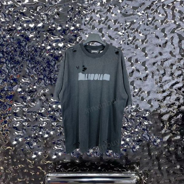 xinxinbuy men designer tee t shirt 23ss paris destroyed hole letters embroidery print stripe short sleeve cotton women black beige xs-2xl, Black;brown
xinxinbuy men designer tee t shirt 23ss paris destroyed hole letters embroidery print stripe short sleeve cotton women black beige xs-2xl, Black;brown