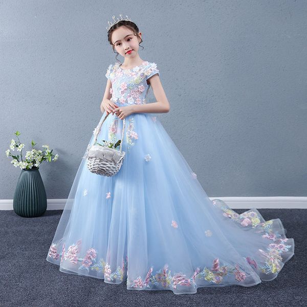 2023 cute ball gown flower girl dresses ruffles combined colorful hand made floral baby pageant gowns customize first communion party weddin, White;blue
2023 cute ball gown flower girl dresses ruffles combined colorful hand made floral baby pageant gowns customize first communion party weddin, White;blue