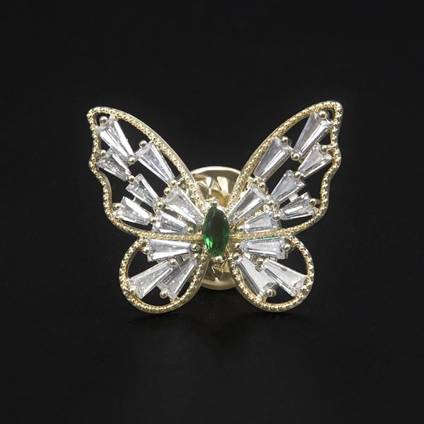 luxury animal zircon insects brooches for women crystal butterfly brooch pin fashion clothing accessories jewelry gift, Gray
luxury animal zircon insects brooches for women crystal butterfly brooch pin fashion clothing accessories jewelry gift, Gray