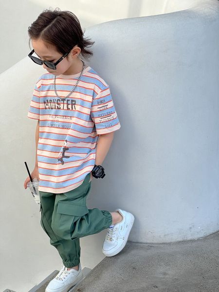 brand luxury boys t-shirts kids children short sleeve striped t shirt girls tee shirts sylvia, Blue
brand luxury boys t-shirts kids children short sleeve striped t shirt girls tee shirts sylvia, Blue