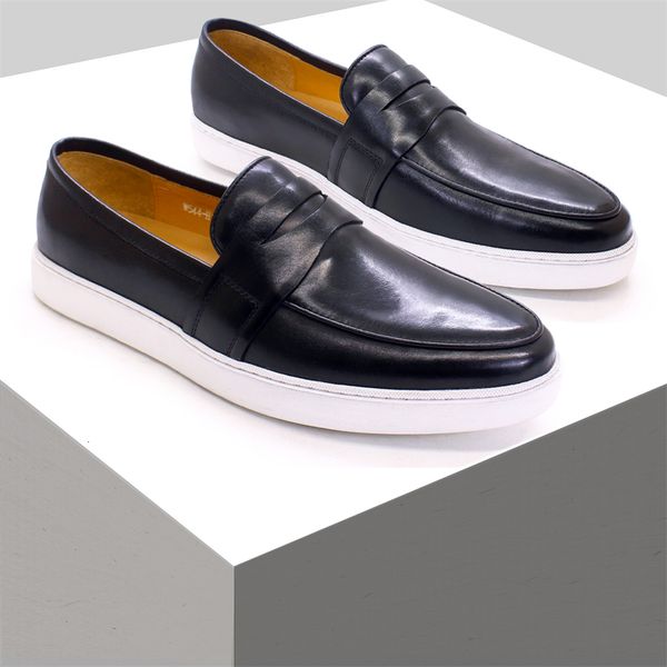 dress shoes leather casual men classic solid color flat loafers fashion comfortable handmade men's office wedding 230114, Black
dress shoes leather casual men classic solid color flat loafers fashion comfortable handmade men's office wedding 230114, Black