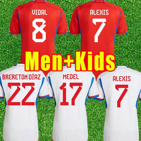 2022 2023 chile soccer jerseys chilean home away 22-23 vidal alexis sanchez felipe mora erick pulgar football jersey uniform thai men kids f, Black;yellow
2022 2023 chile soccer jerseys chilean home away 22-23 vidal alexis sanchez felipe mora erick pulgar football jersey uniform thai men kids f, Black;yellow