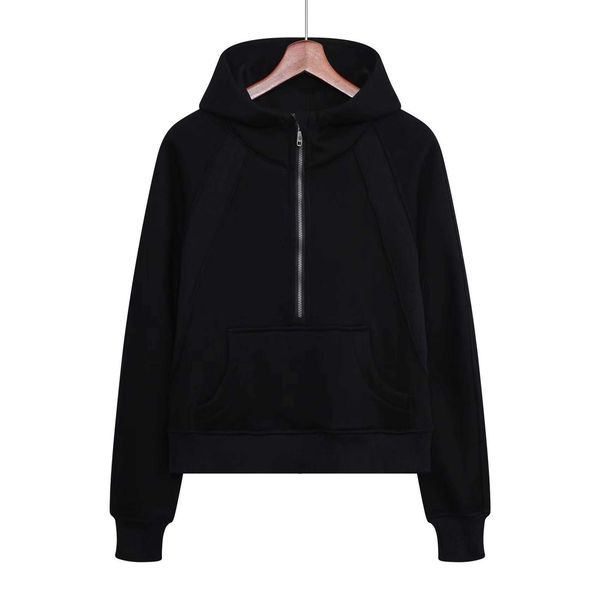 yoga sweatshirt scuba full half zip without hoodies outdoor leisure sweatshirts gym clothes women lu- workout fitness thick jackets lw8c, Black
yoga sweatshirt scuba full half zip without hoodies outdoor leisure sweatshirts gym clothes women lu- workout fitness thick jackets lw8c, Black