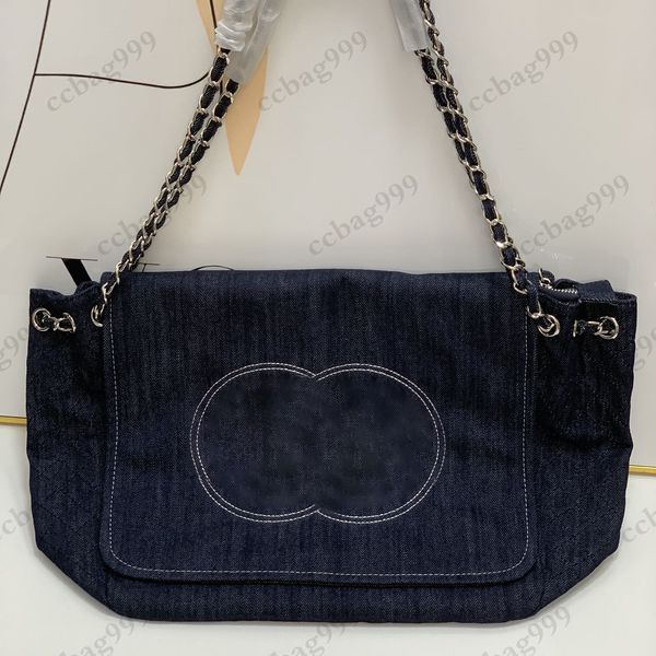vintage denim embroidery designer bags classic big quilted large capacity luxury handbags womens silver metallic chain cover shopping totes
vintage denim embroidery designer bags classic big quilted large capacity luxury handbags womens silver metallic chain cover shopping totes