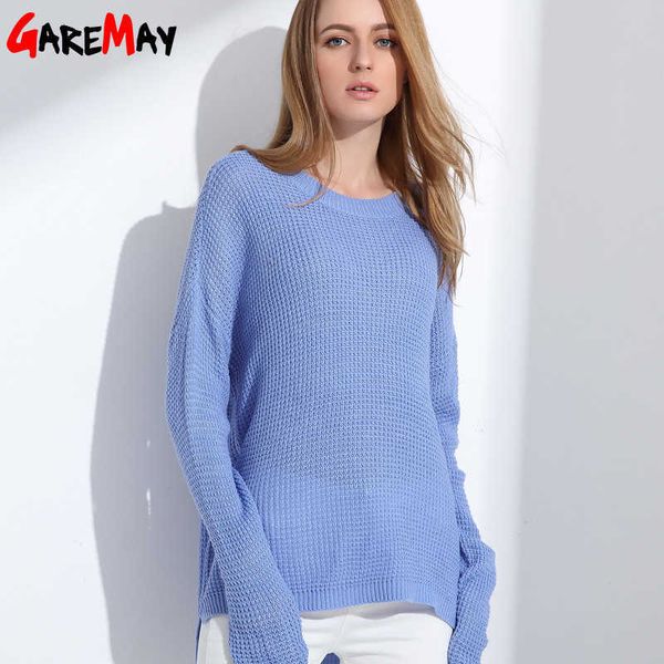 women's sweaters shirt jumper spring oversized long sleeve knitwear blue loose female pullover garemay 230118, White;black
women's sweaters shirt jumper spring oversized long sleeve knitwear blue loose female pullover garemay 230118, White;black