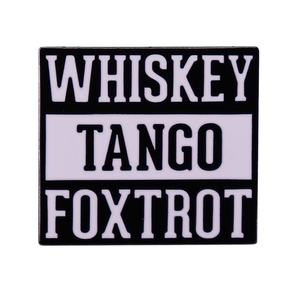 whiskey tango foxtrot backpack pin clothes hat pins badge charm jewelry, Blue
whiskey tango foxtrot backpack pin clothes hat pins badge charm jewelry, Blue