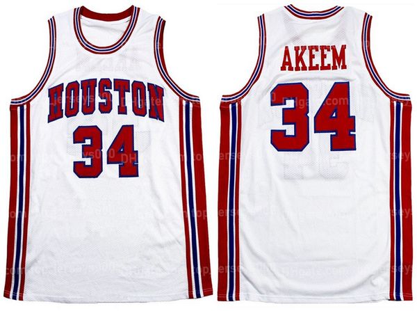 custom 34 akeem olajuwon basketball jersey college cougars jerseys white red all stitched any name and number size s-5xl, Black
custom 34 akeem olajuwon basketball jersey college cougars jerseys white red all stitched any name and number size s-5xl, Black
