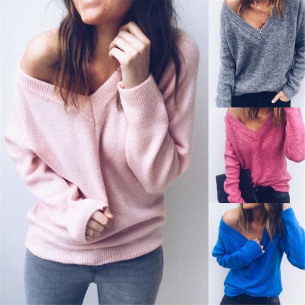 women's sweaters 2022 european and american casual loose sweater autumn/winter new solid color large v-neck long sleeve blouse fine woo, White;black
women's sweaters 2022 european and american casual loose sweater autumn/winter new solid color large v-neck long sleeve blouse fine woo, White;black