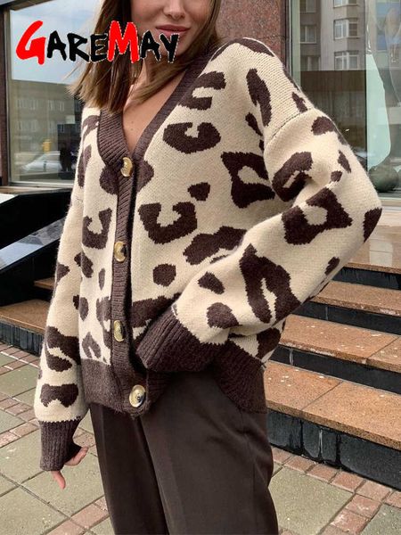 women's sweaters knits tees 2023 new women autumn winter leopard cardigan sweater coat female long sleeve outer knitted pull femme 230, White;black
women's sweaters knits tees 2023 new women autumn winter leopard cardigan sweater coat female long sleeve outer knitted pull femme 230, White;black