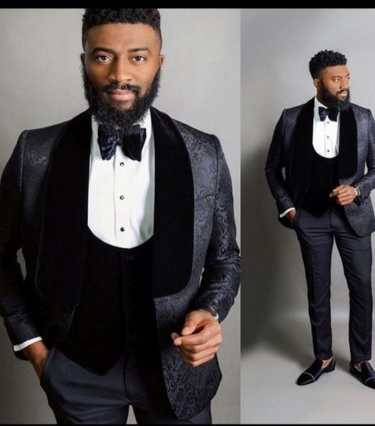 brand new black embossing groom tuxedos black velvet laper wedding men suits men party groomsmen suits jacket pants tie vest no;171, Black;gray
brand new black embossing groom tuxedos black velvet laper wedding men suits men party groomsmen suits jacket pants tie vest no;171, Black;gray
