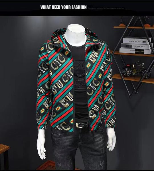 men's jackets fashion autumn new long-sleeved jacket european and american retro pattern personality fashion large clothes, Black;brown
men's jackets fashion autumn new long-sleeved jacket european and american retro pattern personality fashion large clothes, Black;brown