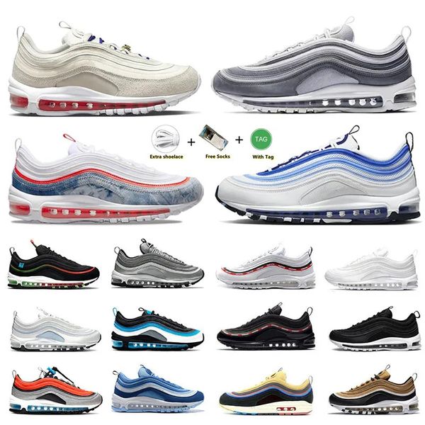97 mens running shoes 97s washed denim sun club blueberry satan jesus triple black bullet sprung undefeated x green first use bred men women
97 mens running shoes 97s washed denim sun club blueberry satan jesus triple black bullet sprung undefeated x green first use bred men women