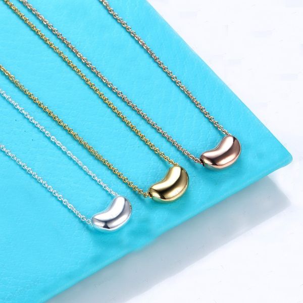 luxury pea necklace women stainless steel couple diamond pendant designer neck jewelry valentine's day gift wholesale with box, Silver
luxury pea necklace women stainless steel couple diamond pendant designer neck jewelry valentine's day gift wholesale with box, Silver