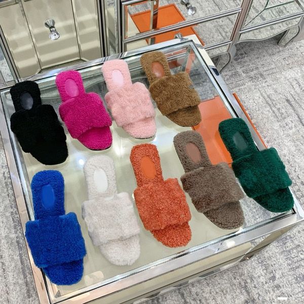 new designer luxury fluffy slipper women sandals fashion embossed summer low heel slippers slides flip flops 9 colors sandals size 35-42, Black
new designer luxury fluffy slipper women sandals fashion embossed summer low heel slippers slides flip flops 9 colors sandals size 35-42, Black