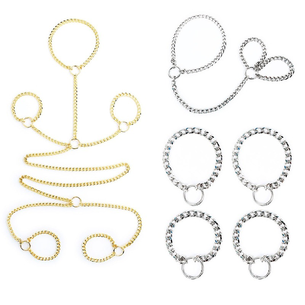 mens g-strings stainless steel silver gold bondage collar handcuffs ankle cuff restraint chain lockable shackle restraint sexy, Black;brown
mens g-strings stainless steel silver gold bondage collar handcuffs ankle cuff restraint chain lockable shackle restraint sexy, Black;brown