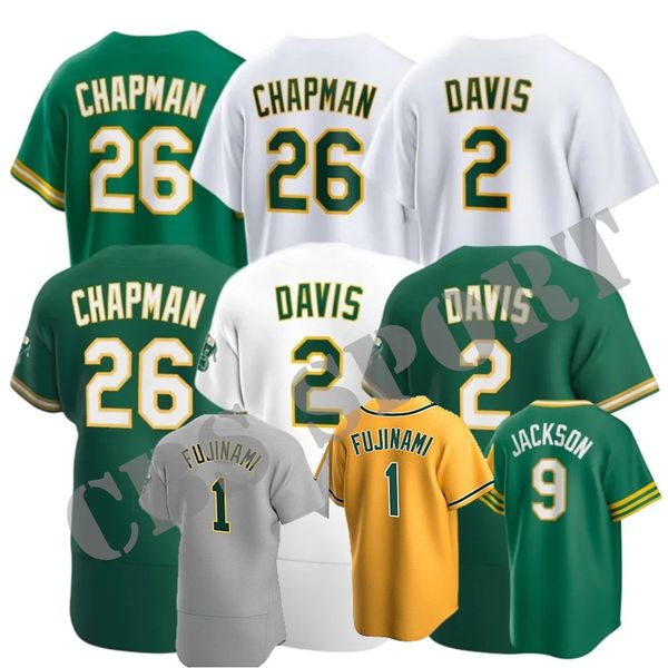 Image of Custom S-4xl 28 Matt 2023 Olson Jersey 26 Chapman 9 Reggie Jackson 24 Rickey Henderson 50 Mike Fiers 2 Khris Davis Baseball Jerseys Breathable