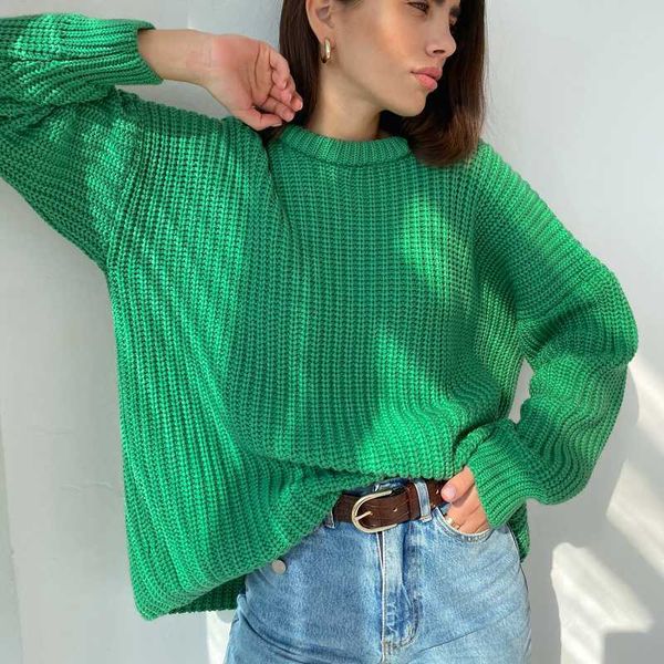 women's sweaters ladies solid autumn winter women thick oversized long sleeve casual loose pullovers female jumper knitted 230118, White;black
women's sweaters ladies solid autumn winter women thick oversized long sleeve casual loose pullovers female jumper knitted 230118, White;black
