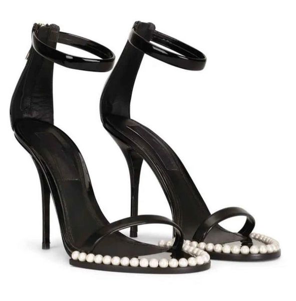 famous design women keira sandals shoes faux-pearl embellished high heels open-toe black calf leather goatskin lady gladiator sandalias eu35
famous design women keira sandals shoes faux-pearl embellished high heels open-toe black calf leather goatskin lady gladiator sandalias eu35