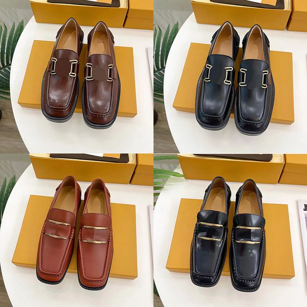 2022 designer women's horse buckle loafers sandals luxury 100% leather lazy beanie casual slip-on set foot shoes vintage metal buckle s, Black
2022 designer women's horse buckle loafers sandals luxury 100% leather lazy beanie casual slip-on set foot shoes vintage metal buckle s, Black