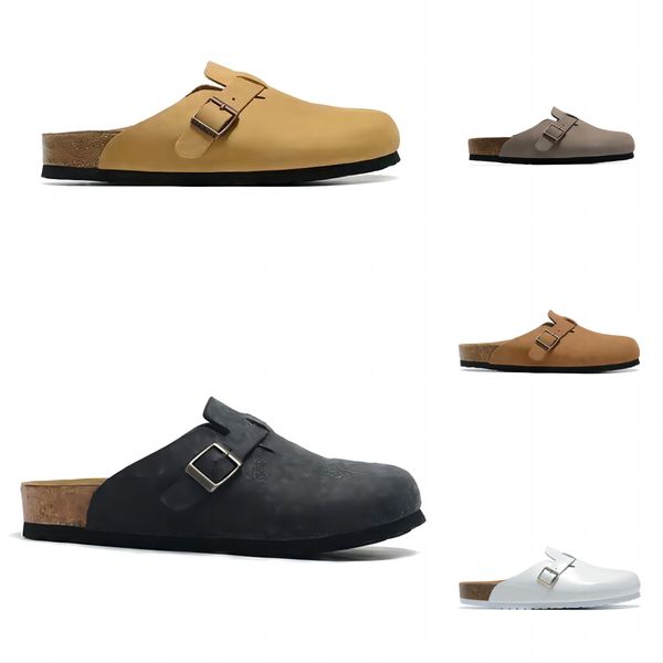 2023 slippers designer birks boston clog sandal slipper arizona gizeh men women suede cow leather slides half slippers slip on slider platfo, Black
2023 slippers designer birks boston clog sandal slipper arizona gizeh men women suede cow leather slides half slippers slip on slider platfo, Black