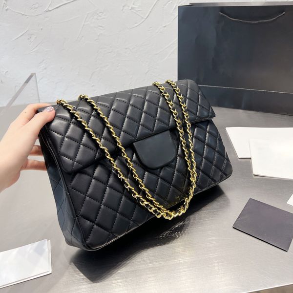 vintage jumbo quilted designer bag classic black lambskin flap luxury handbags gold metal hardware crossbody women large capacity totes wall
vintage jumbo quilted designer bag classic black lambskin flap luxury handbags gold metal hardware crossbody women large capacity totes wall