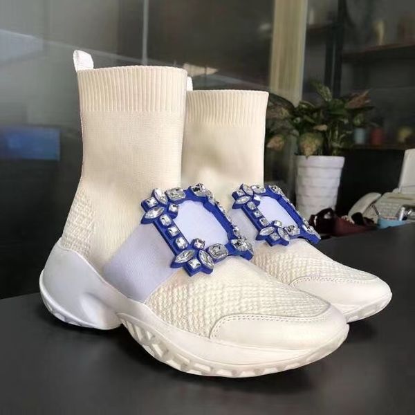 rhinestone square buckle socks shoes women's super fire thick soled elastic short boots casual sneakers genuine leather of35
rhinestone square buckle socks shoes women's super fire thick soled elastic short boots casual sneakers genuine leather of35